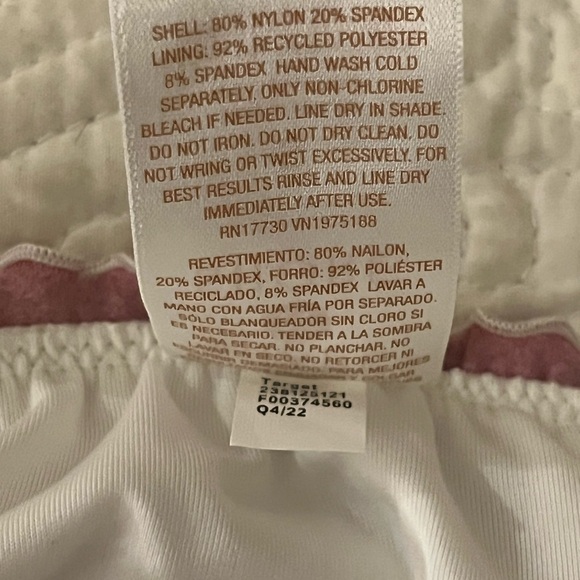 Shade & Shore Red and White Bikini, size Small & 34DD - Picture 10 of 10